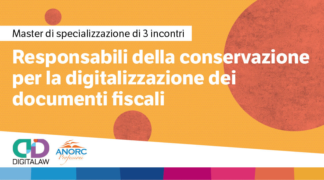 Immagine Responsabili della conservazione per la digitalizzazione dei documenti fiscali | Euroconference